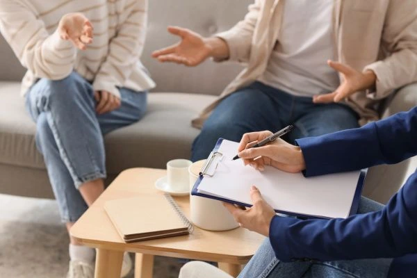 Image of divorce mediation Woking in progress.