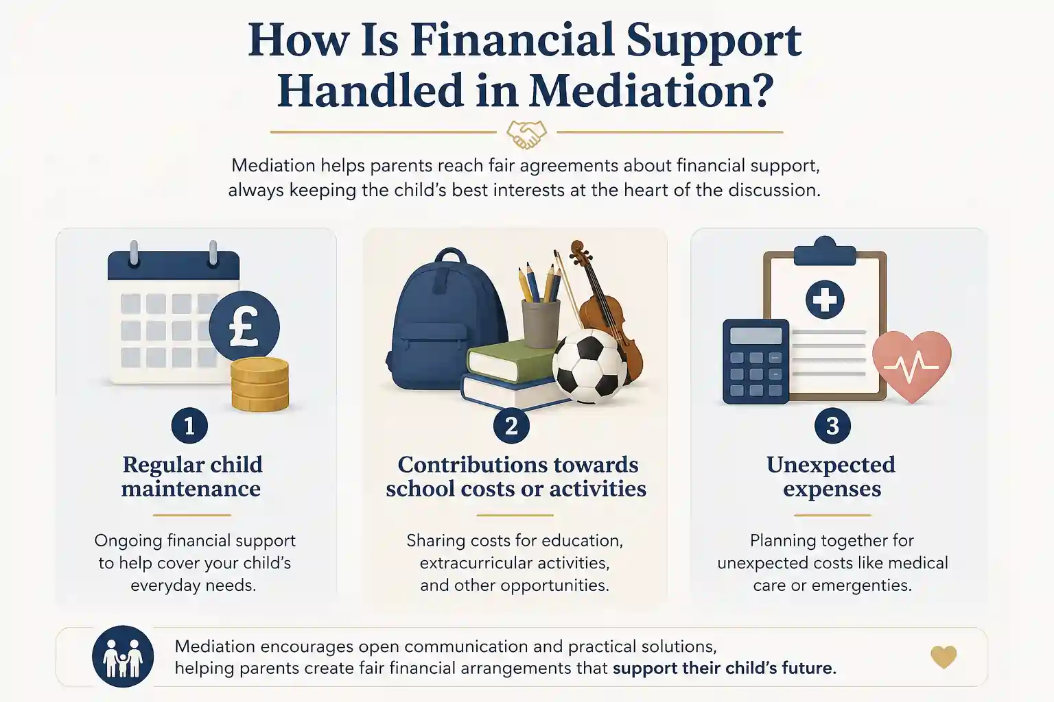 How Is Financial Support Handled in Mediation Woking