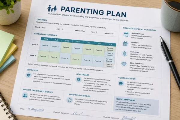 Understand parenting plans Woking